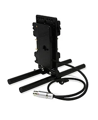 Core Swx Dual Gold Mount Battery Plate with 15mm Lws Rod Clamp for Arri Alexa Mini/Mini Lf Cameras