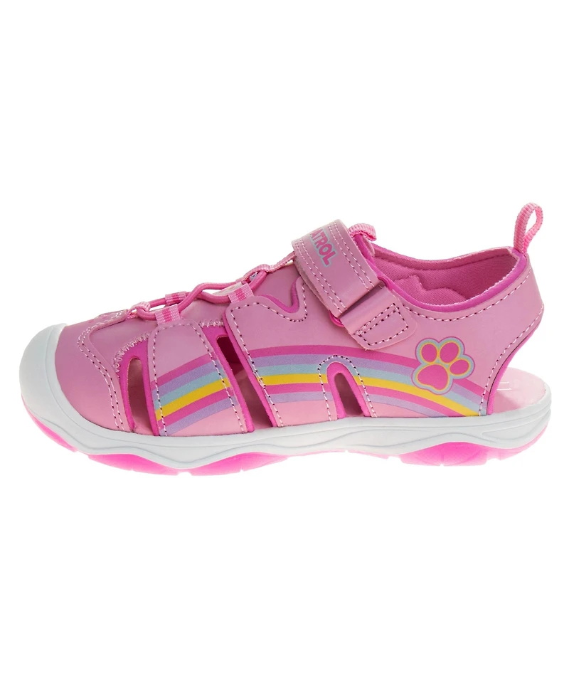 Nickelodeon Paw Patrol Hook and Loop Closed Toe Sport Sandals Girl's (6-12)Protection Outdoor Ready Durable