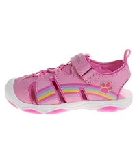 Nickelodeon Paw Patrol Hook and Loop Closed Toe Sport Sandals Girl's (6-12)Protection Outdoor Ready Durable
