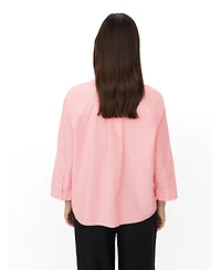 Masai Copenhagen Women's MaIsalina Striped 3/4 Sleeve Shirt