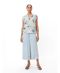 Masai Copenhagen Women's Maelphira Floral Cap Sleeve Top