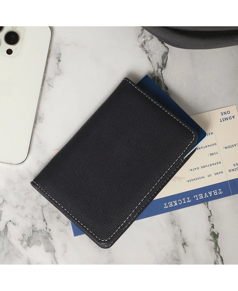Lands' End Passport Holder for Travel, Cover Men and Women, Travel Folio
