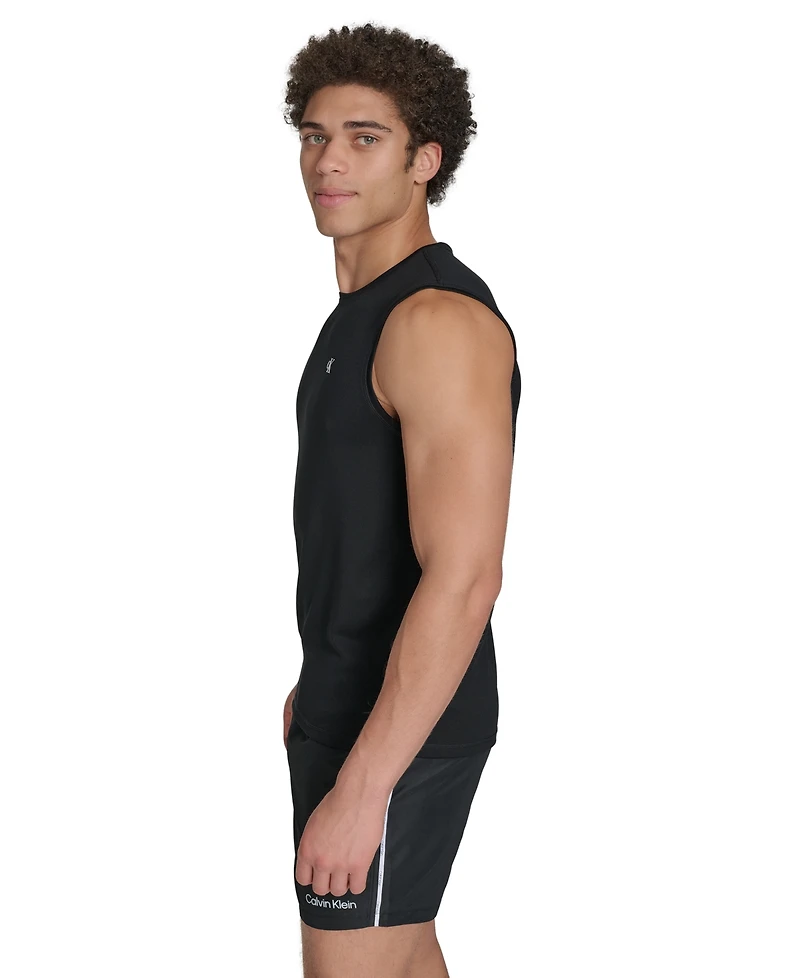 Calvin Klein Men's Logo Rash Guard