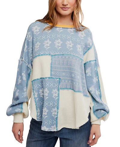 Free People Women's Oversized Pull-On Thermal Top