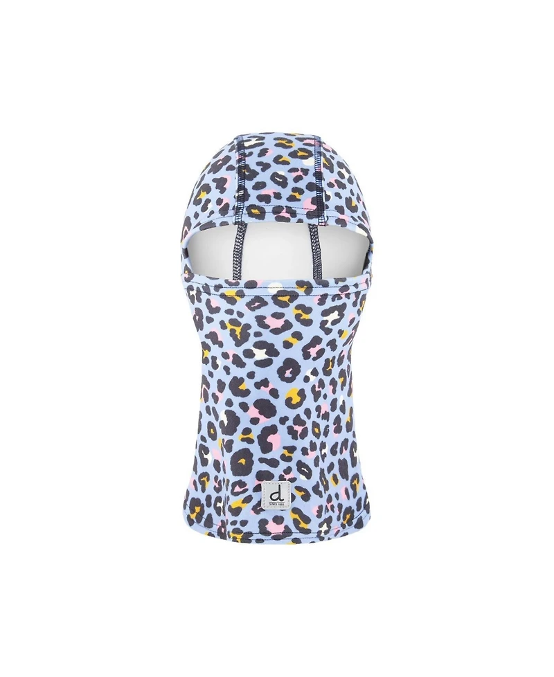 Deux par Deux Little and Big Girl (5-14) Brushed Jersey Balaclava Leopard Print