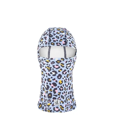 Deux par Deux Little and Big Girl (5-14) Brushed Jersey Balaclava Leopard Print