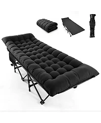 Aofar Camping Folding Bed Thick Mattress Portable Sleeping