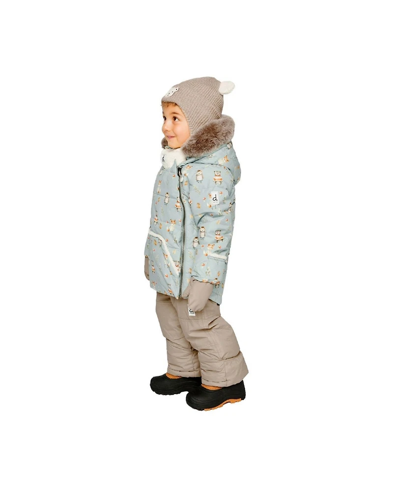 Deux par Toddler Boys Two Piece (2-3) Snowsuit Animal Print