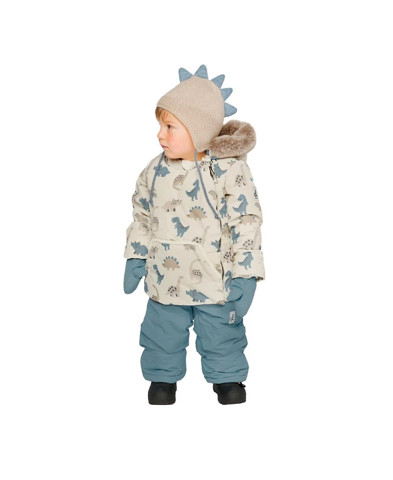 Deux par Toddler Boy Two Piece (2-3) Snowsuit Dinosaur Print