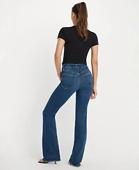 Good American Women's Soft Tech Classic Bootcut Jeans