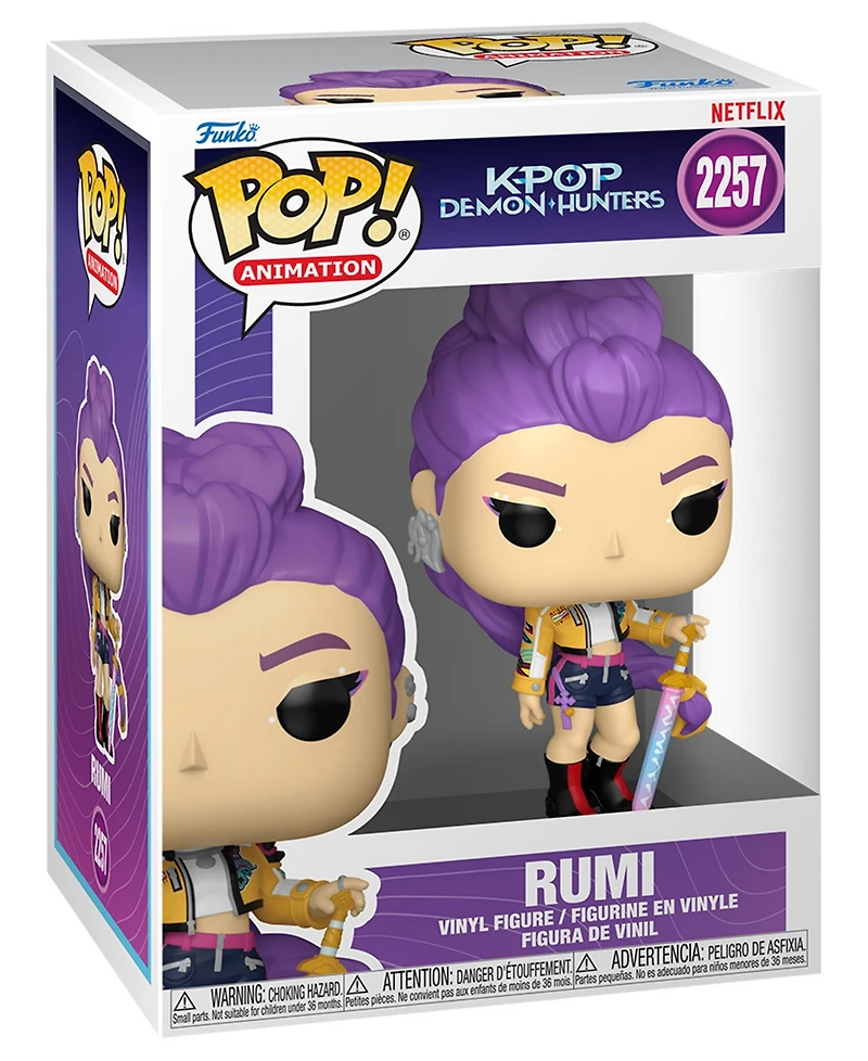 Funko Pop Animation: Kpop Demon Hunters Rumi Toy, Ages 3+