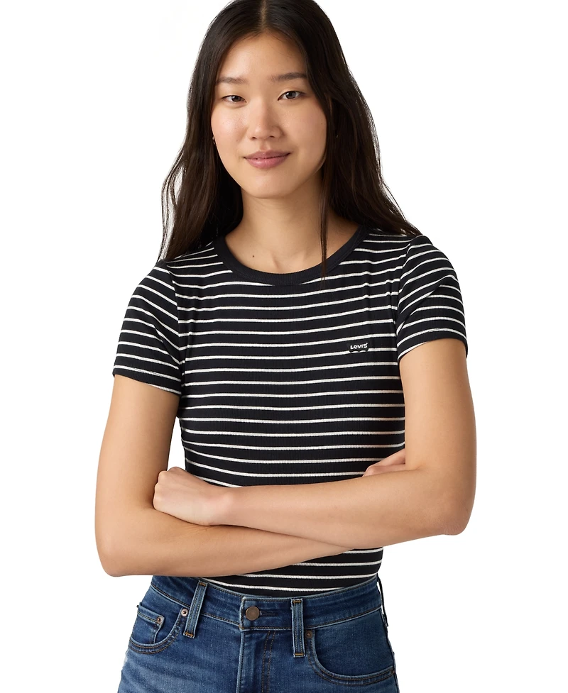 Levi's Women's Hayes Slim-Fit Short-Sleeve Crewneck T-Shirt