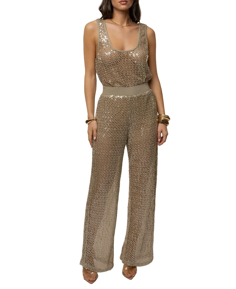 Jluxlabel Women's High Seas Sequin Pant