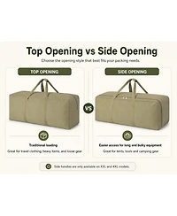 Piscifun Extra Large Canvas Travel Duffle Bag Heavy Duty Sports Camping Storage Bag