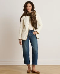 Lauren Ralph Women's Crested Quilted Jacket