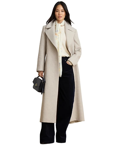 Lauren Ralph Women's Long Belted Wrap Coat