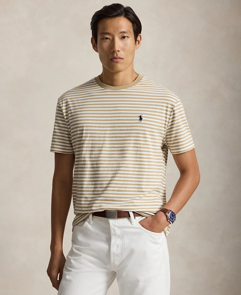 Polo Ralph Lauren Men's Classic-Fit Striped Cotton Jersey T-Shirt