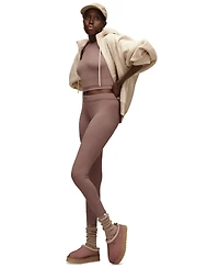 rib knit slouchy crew