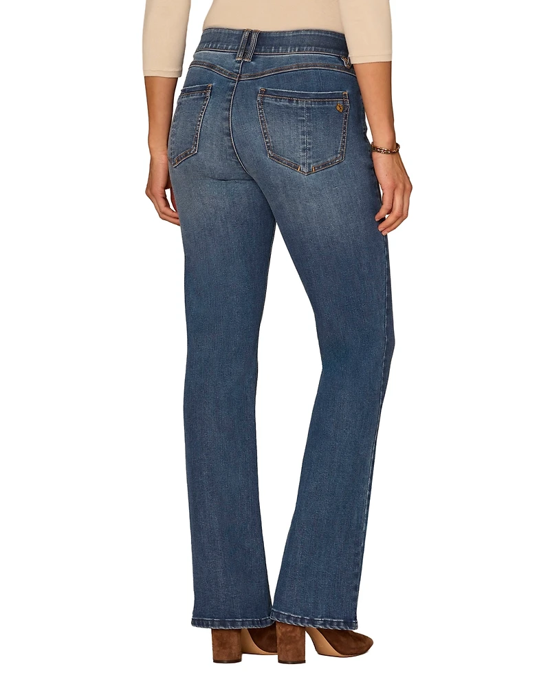 Democracy Petite Mid-Rise Bootcut Jeans