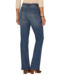 Democracy Petite Mid-Rise Bootcut Jeans