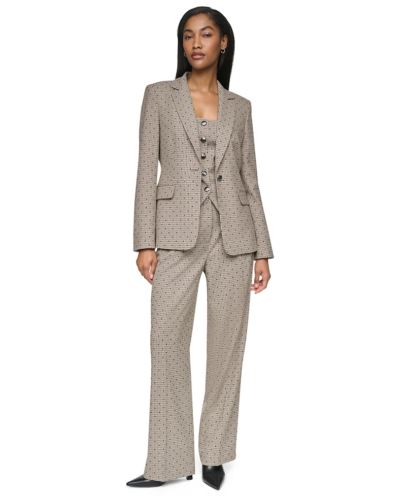 Dkny Women's One-Button Notch-Collar Blazer