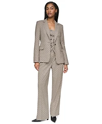 Dkny Women's One-Button Notch-Collar Blazer
