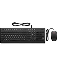 Lenovo Ai Wired Usb Full-Size Ambidextrous Keyboard and Mouse Combo Compatible with Windows