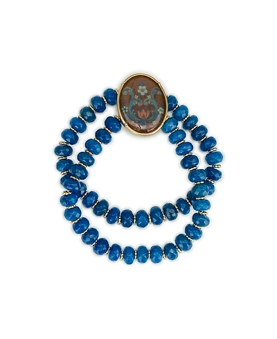 Patricia Nash Rosemailing Under Crystal Collection Stretch Bracelet