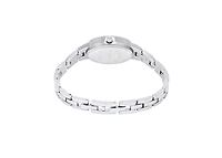 Peugeot Women's Silver 30x25mm Oval Dial Link Bracelet Watch