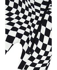 Deux par Baby Boy ( 6M to 24M )One Piece Thermal Underwear Checkered Print
