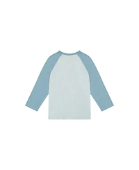 Deux par Deux Little and Big Boy (6 - 8) Long Sleeve Raglan Cotton T-Shirt