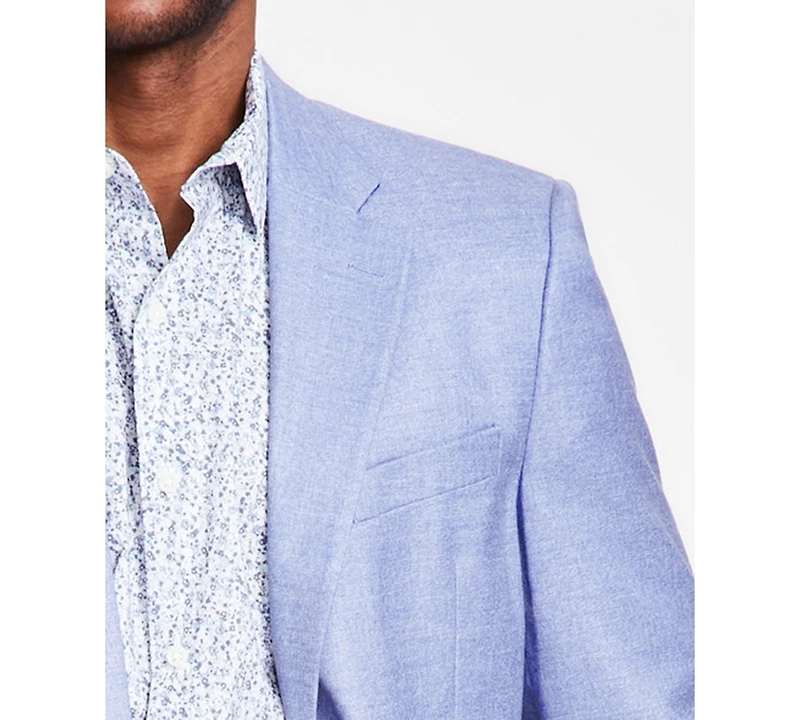Nautica Men's Modern-Fit Stretch Solid Crush Weave Sport Coat