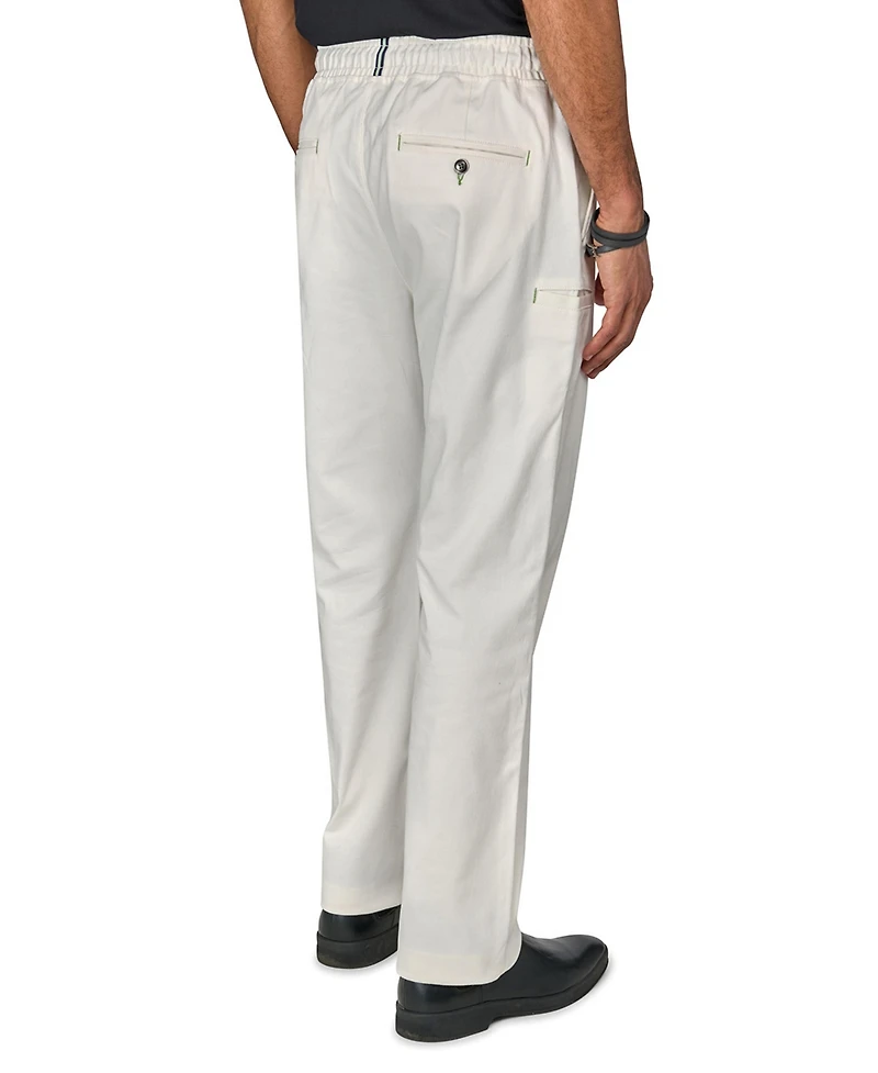 Society of Threads Men's Regular Fit Solid Drawstring Pants