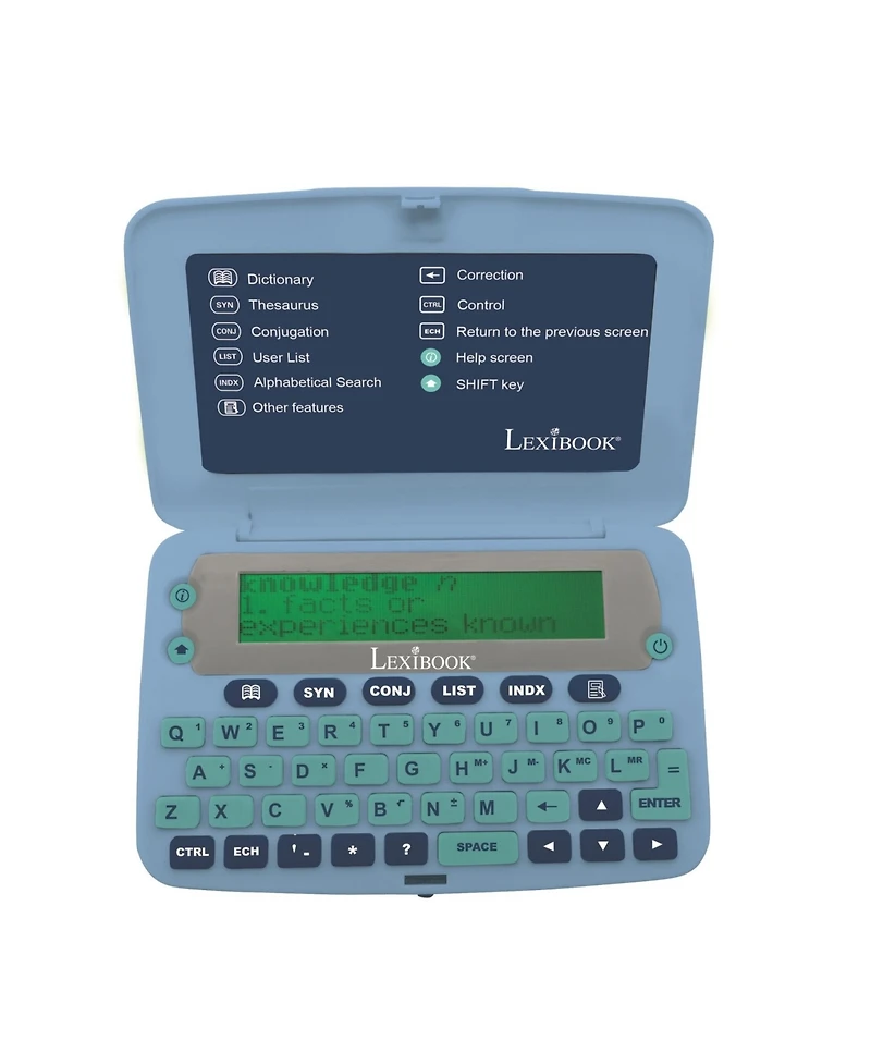 Lexibook The English Dictionary, definitions, Thesaurus, Grammar, Phonetic Spellchecker, with battery, D650EN