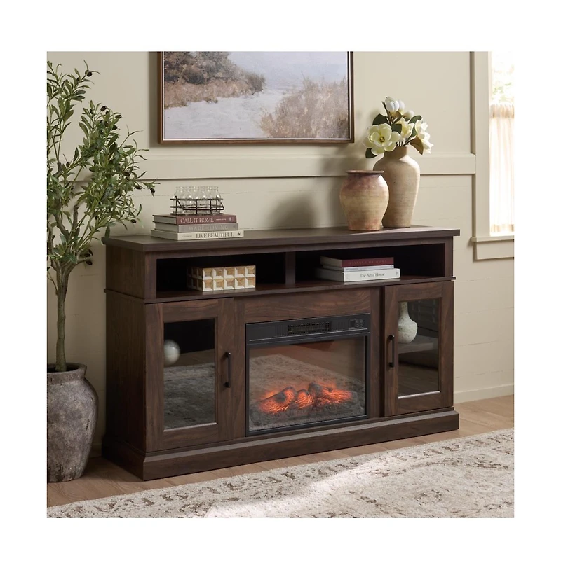 Augusta Home Andy 2 Door Wood Fireplace