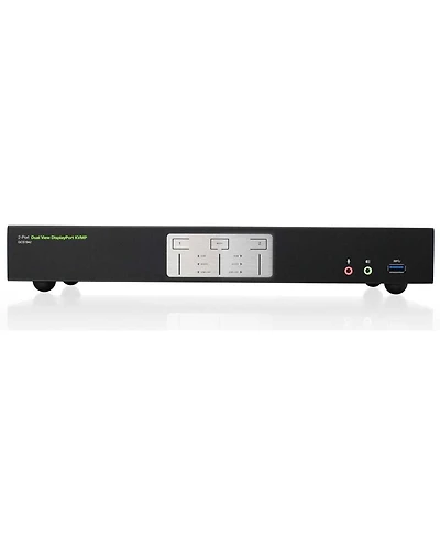 Iogear 2-Port 4K Dual-Link DisplayPort Kvmp Switch with Usb 3.0 Hub and Audio (Taa)