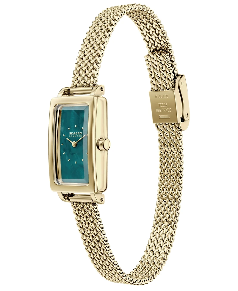 Skagen Women's Hagen Micro Quartz Two-Hand Gold Stainless Steel Watch 31mm