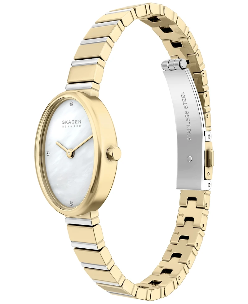 Skagen Women's Anita Oval Quartz Two-Hand Stainless Steel Watch 20mm