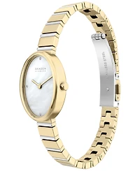 Skagen Women's Anita Oval Quartz Two-Hand Stainless Steel Watch 20mm