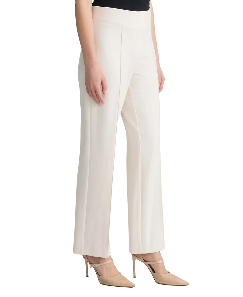 Jones New York Women's Mid-Rise Pull-On Pintuck Trouser