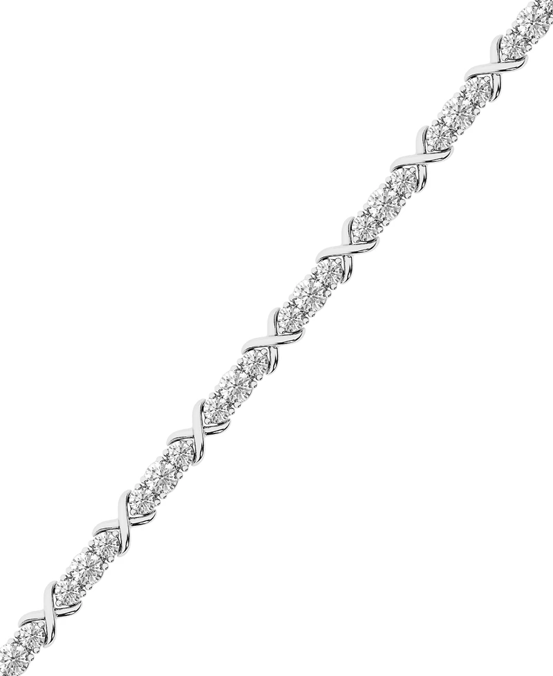 Forever Grown Diamonds Lab-Grown Diamond Bracelet (2 ct. t.w.) in Sterling Silver