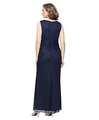 Alex Evenings Women's Glitter Mesh Dress