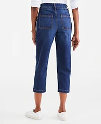 Style & Co Women's High-Rise Pull-On Utility Ankle Jeans, Macy's Exclusive