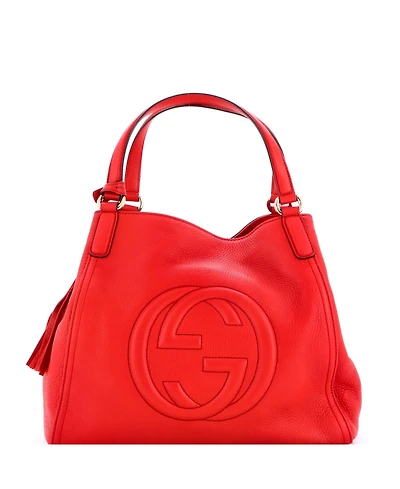 Pre-Owned Gucci Medium Soho Shoulder Bag Leather