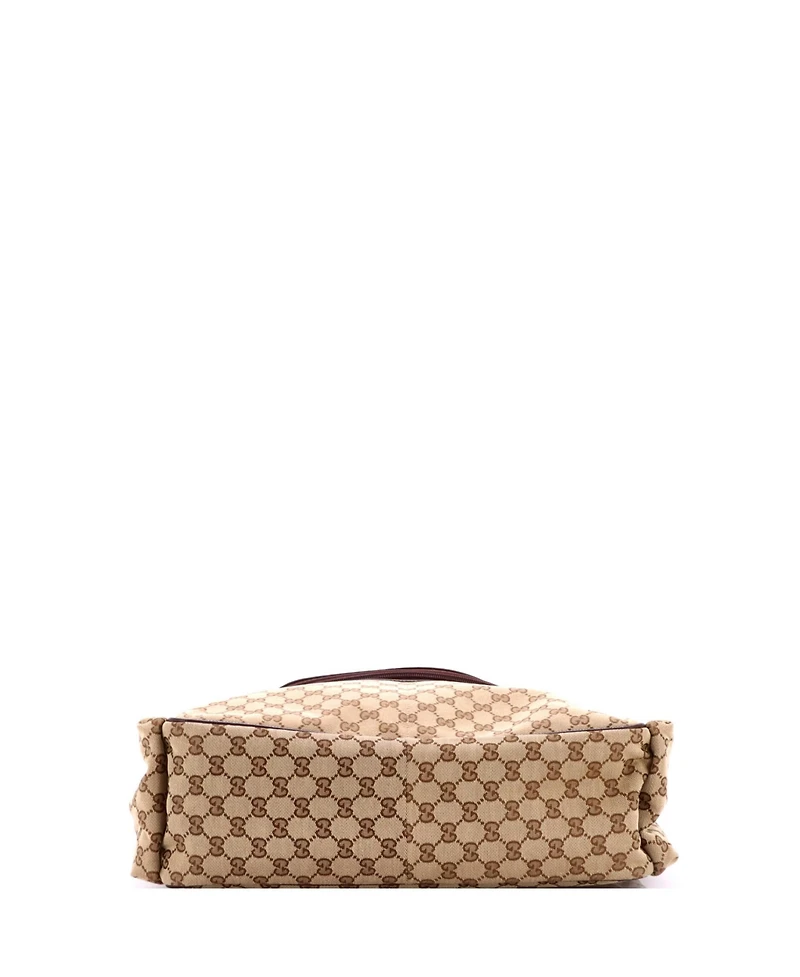 Pre-Owned Gucci Diaper Crossbody Bag Gg Canvas
