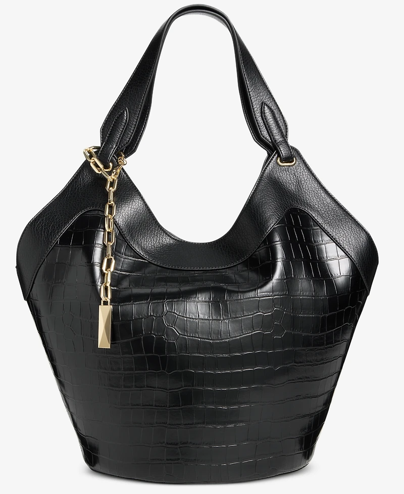 I.n.c. International Concepts Gihsell Croco-Embossed Tote Bag, Macy's Exclusive