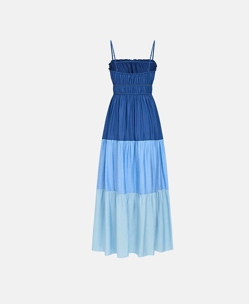 Cupshe Women's Saltwater Icon Colorblock Maxi Beach Dress