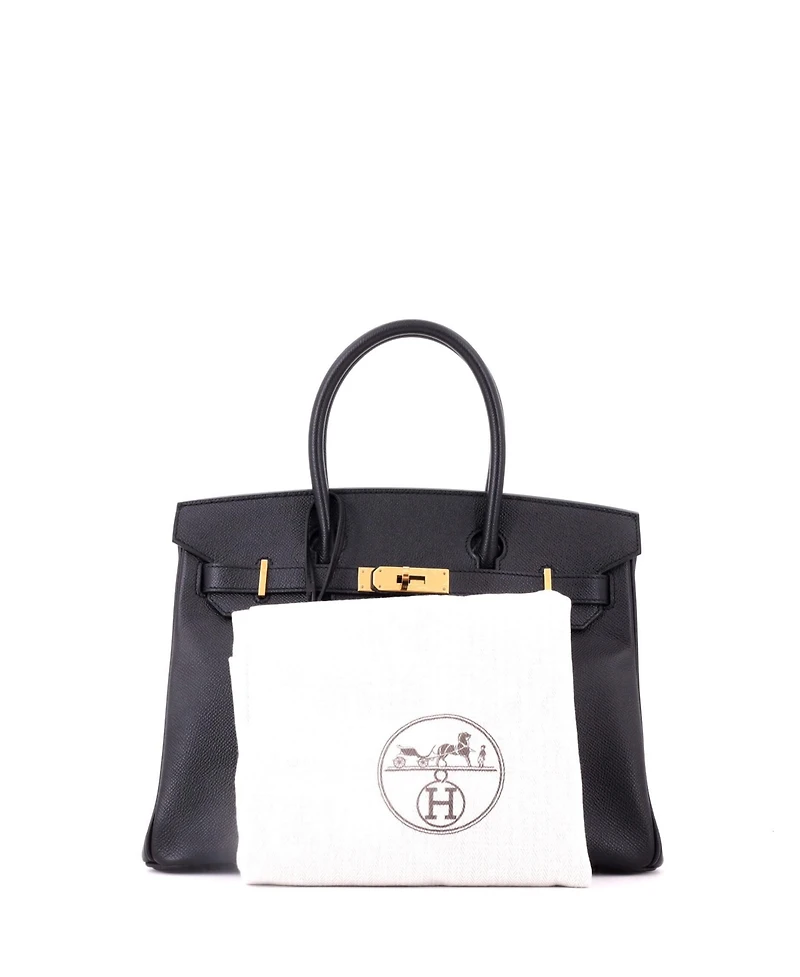 Pre-Owned HERMES Birkin Handbag Epsom with Gold Hardware
