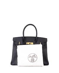 Pre-Owned HERMES Birkin Handbag Epsom with Gold Hardware