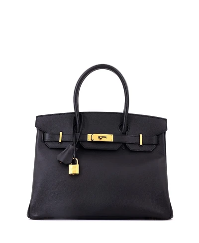Pre-Owned HERMES Birkin Handbag Epsom with Gold Hardware